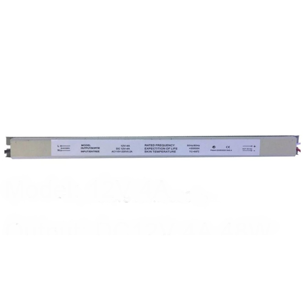 SUPER SLIM POWER SUPPLY 12V-4A-48W