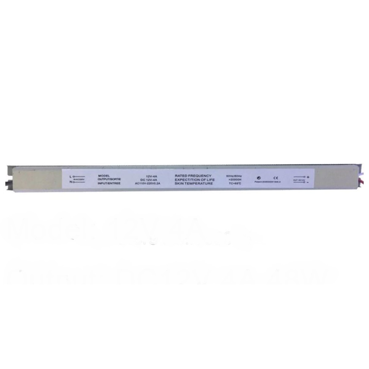 SUPER SLIM POWER SUPPLY 12V-4A-48W