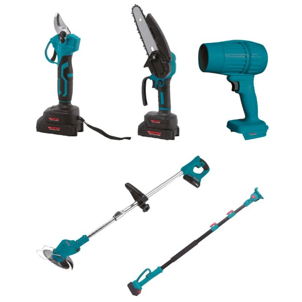 TATTA TD-5315 Σετ κήπου 5 σε 1  21V, 800W με 2 μπαταρίες