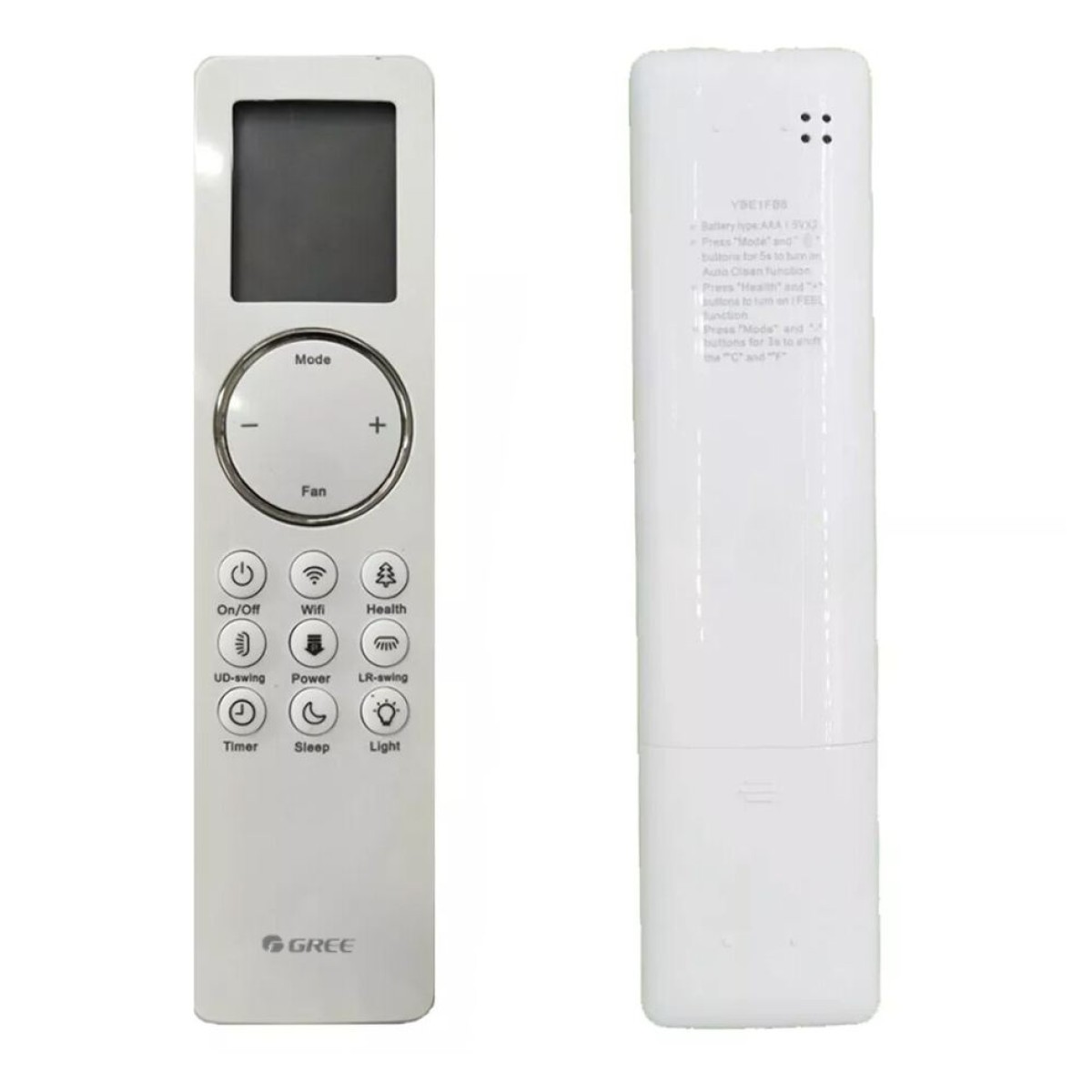 GREE YBE1FB13 AIR CONDITION ORIGINAL REMOTE CONTROL