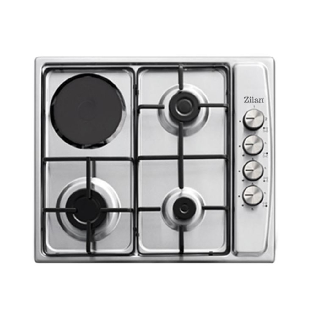 ZILAN ZLN1918 INOX 3+1 Εντοιχιζόμενη Εστία