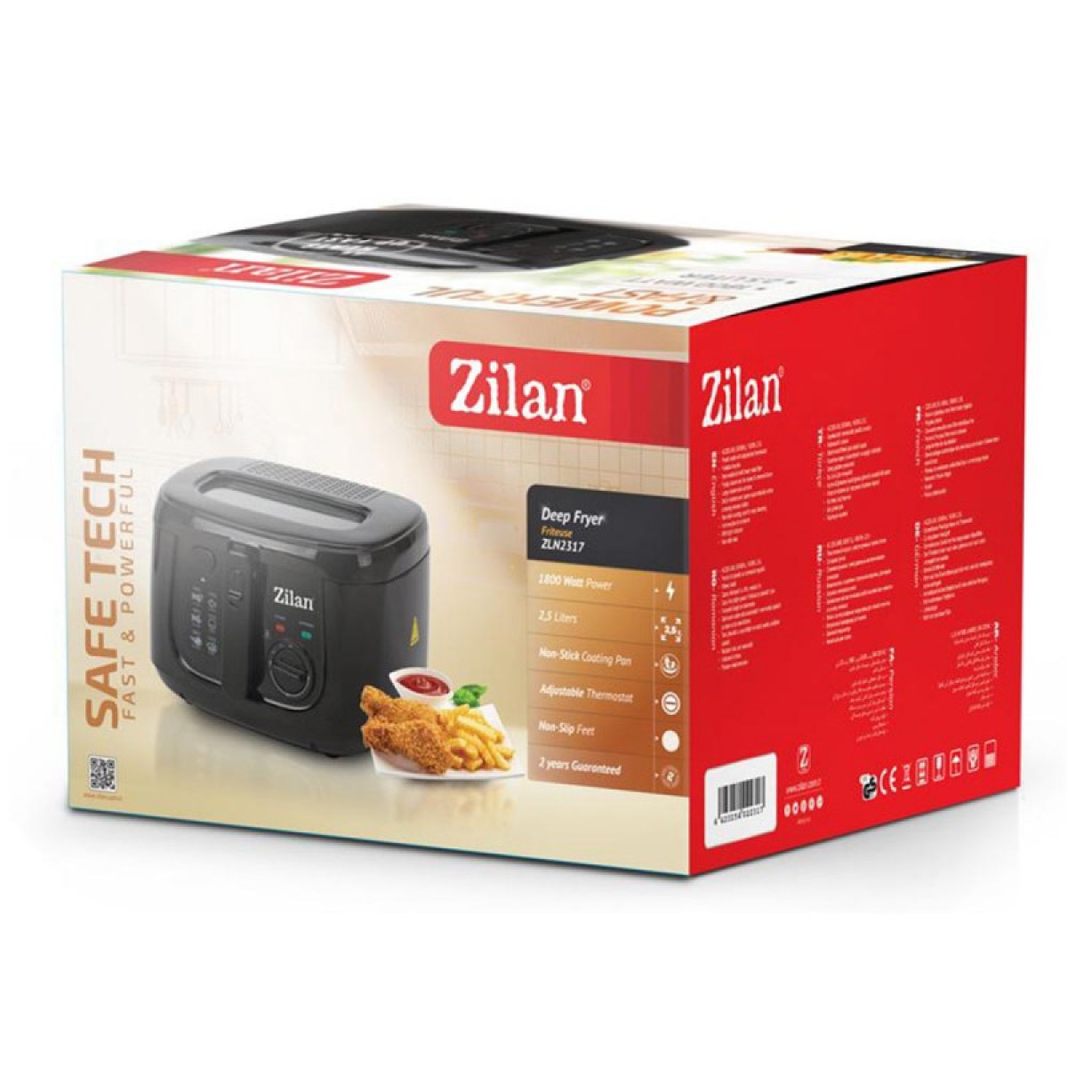 ZILAN ZLN2317 Φριτέζα Λαδιού (Deep Fryer)