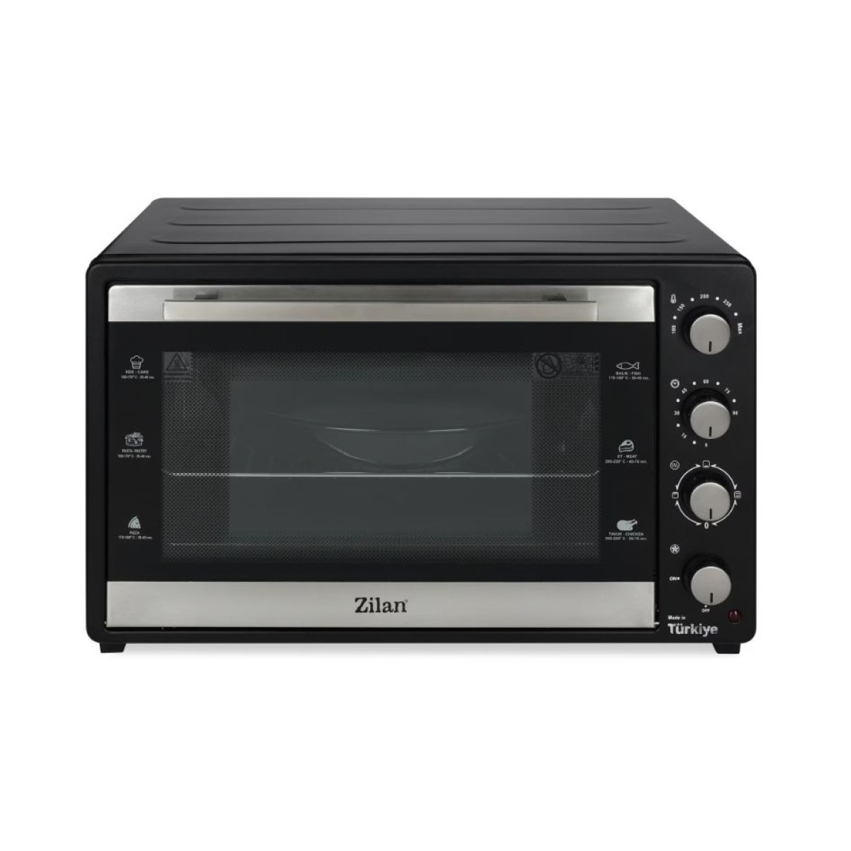 ZILAN ZLN3480 ELECTRIC OVEN 80 LT DUBLE GLASS