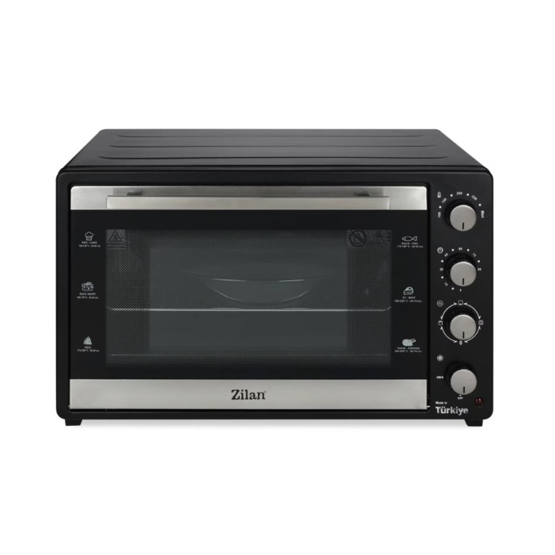 ZILAN ZLN3480 ELECTRIC OVEN 80 LT DUBLE GLASS