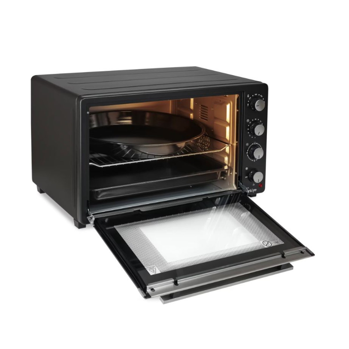 ZILAN ZLN3480 ELECTRIC OVEN 80 LT DUBLE GLASS