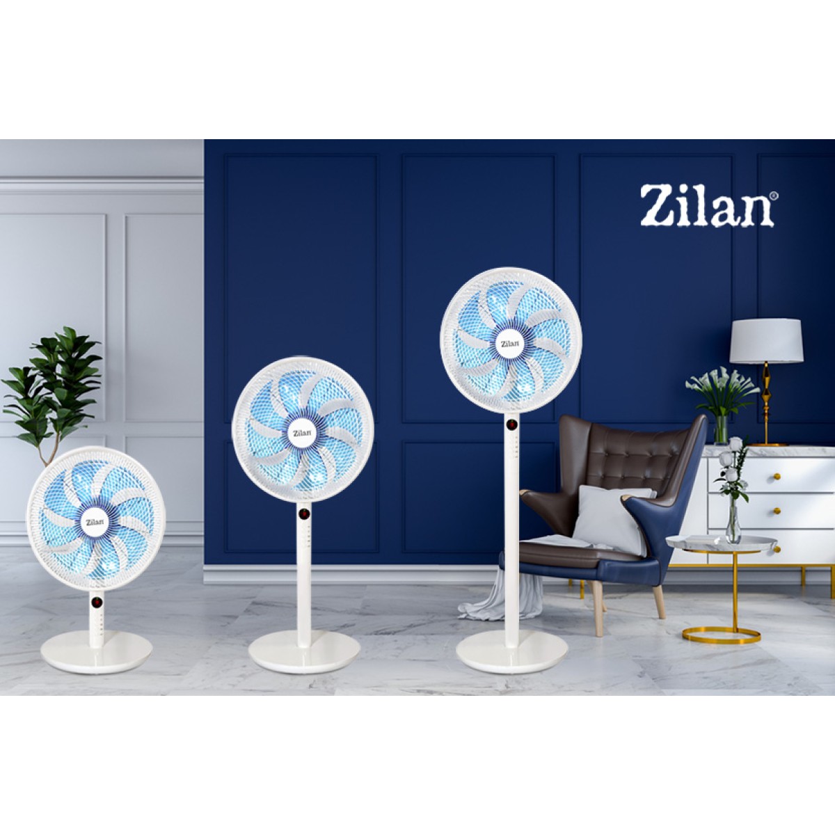 ZILAN ZLN3765 Ανεμιστήρας 3 IN 1 60W