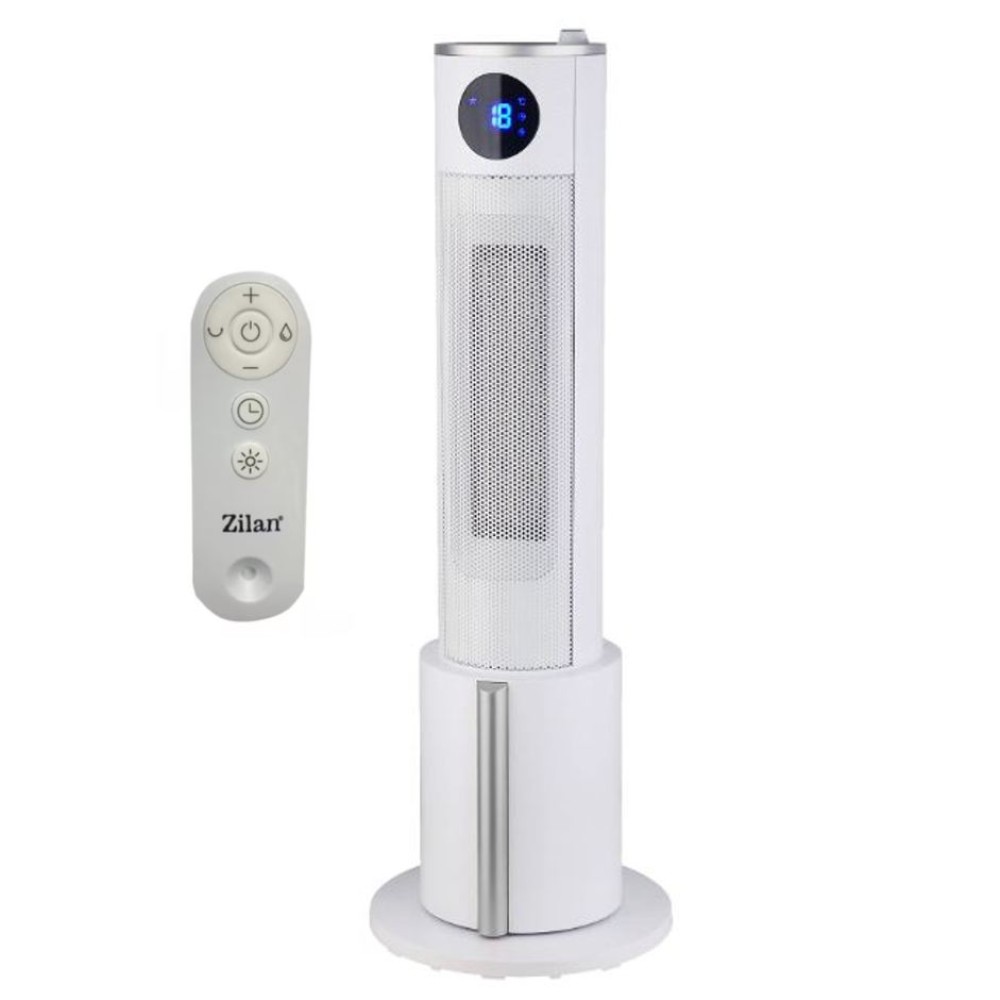 ZILAN ZLN5640 CERAMIC TOWER HEATER WITH HUMIDIFIER  2200W