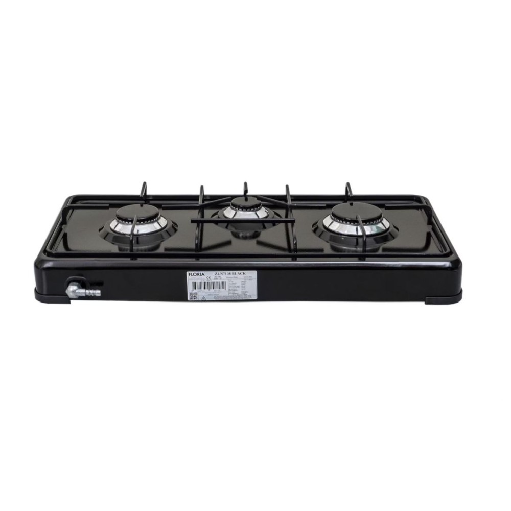 FLORIA ZLN7138 BLACK GAS COOKER