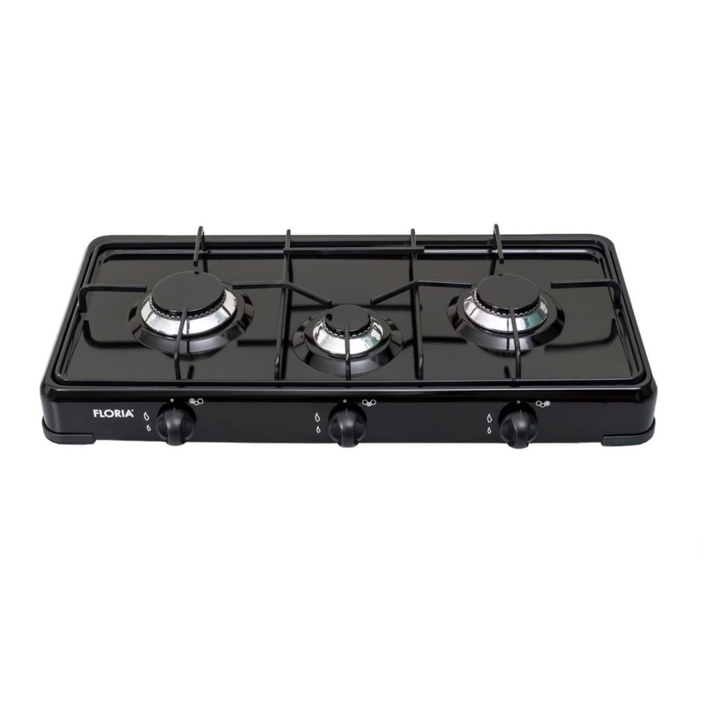 FLORIA ZLN7138 BLACK GAS COOKER