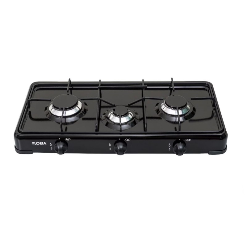 FLORIA ZLN7138 BLACK GAS COOKER