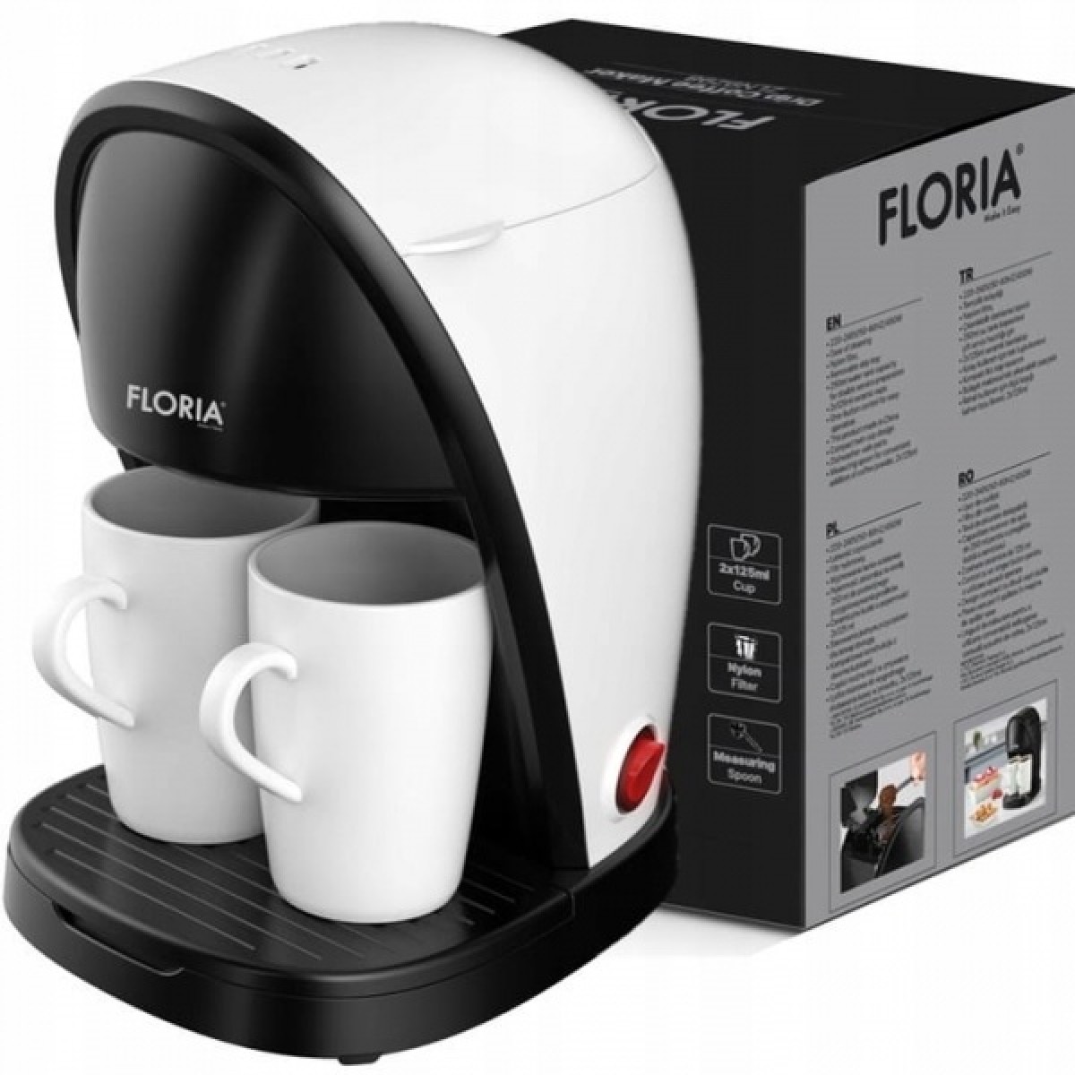 FLORIA ZLN9298 Καφετιέρα Φίλτρου 450W