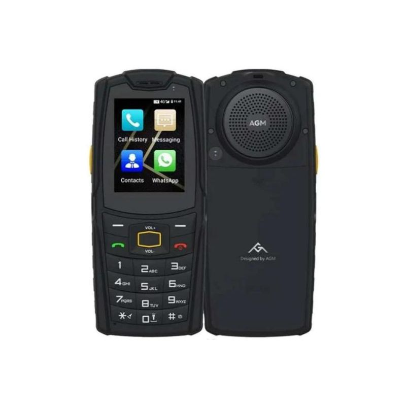 AGM M7 Μαύρο αδιάβροχο κινητό τηλέφωνο Dual Sim
