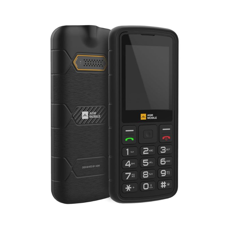 AGM M9 Μαύρο αδιάβροχο κινητό τηλέφωνο Dual Sim