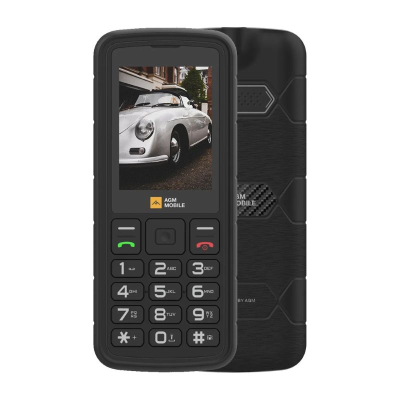 AGM M9 Μαύρο αδιάβροχο κινητό τηλέφωνο Dual Sim