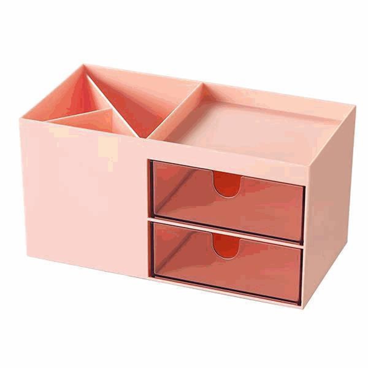 Organizer με 6 θήκες ροζ Y9,2x17,6x9εκ.