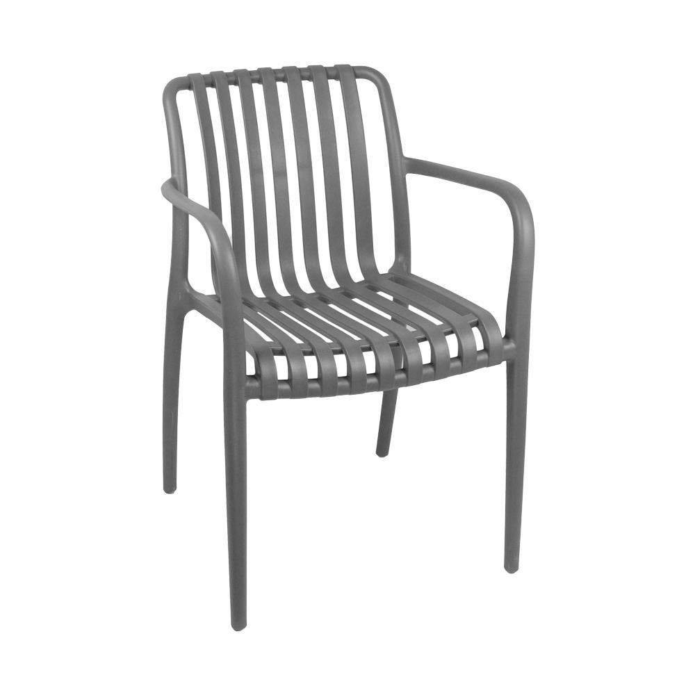 Καρέκλα πλαστική Urban Nextdeco γκρι PP UV protection Y80,5x54x58,5 εκ.