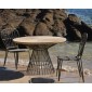 Τραπέζι Nextdeco Kai ξύλο teak Υ78x∅120εκ.