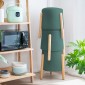 Σκαμπό Nextdeco Natural πράσινο Υ46,5x38x37,5εκ.