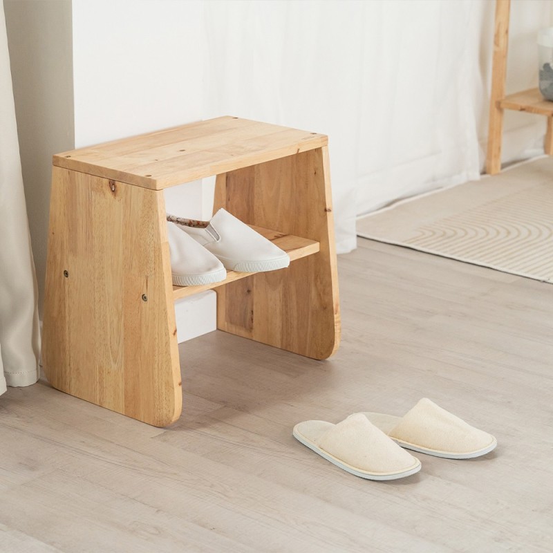 Έπιπλο πολλαπλών χρήσεων Nextdeco Natural μασίφ ξύλο 43,5x45x33εκ.