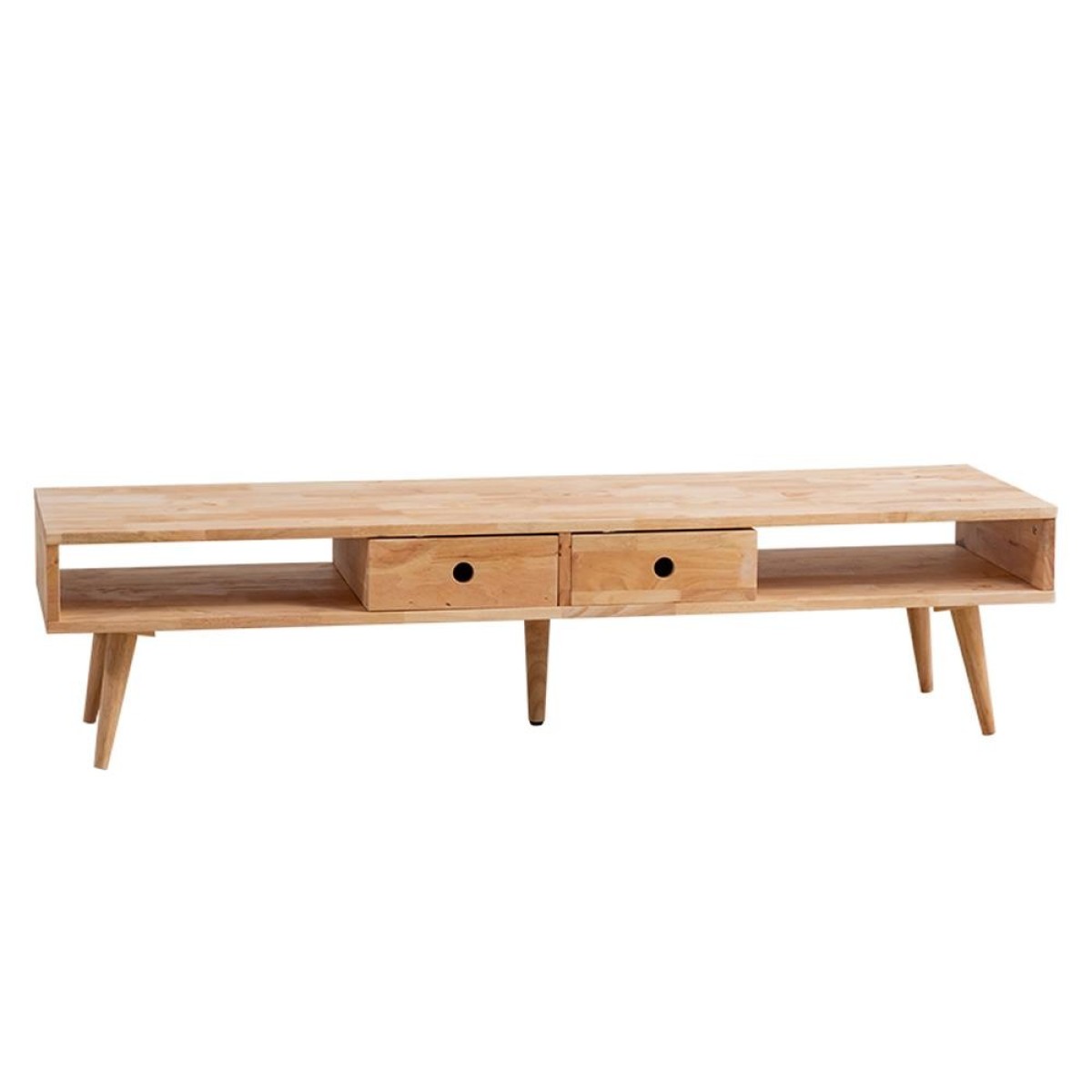 Έπιπλο τηλεόρασης Nextdeco Natural μασίφ ξύλο Υ36,5x150x40εκ.