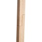 Κρεμάστρα ρούχων Nextdeco Natural μασίφ ξύλο Υ165,5x65x40εκ.