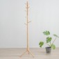 Καλόγερος Nextdeco Natural μασίφ ξύλο Υ175xØ41εκ.