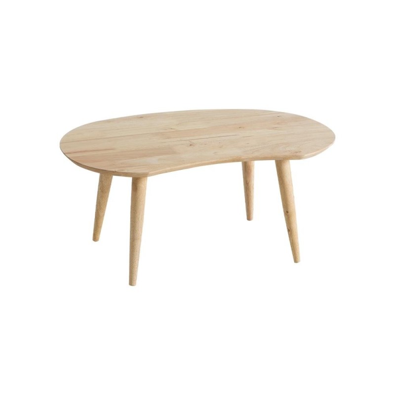 Τραπεζάκι σαλονιού Nextdeco Natural μασίφ ξύλο Υ32,3×74×47,5εκ.