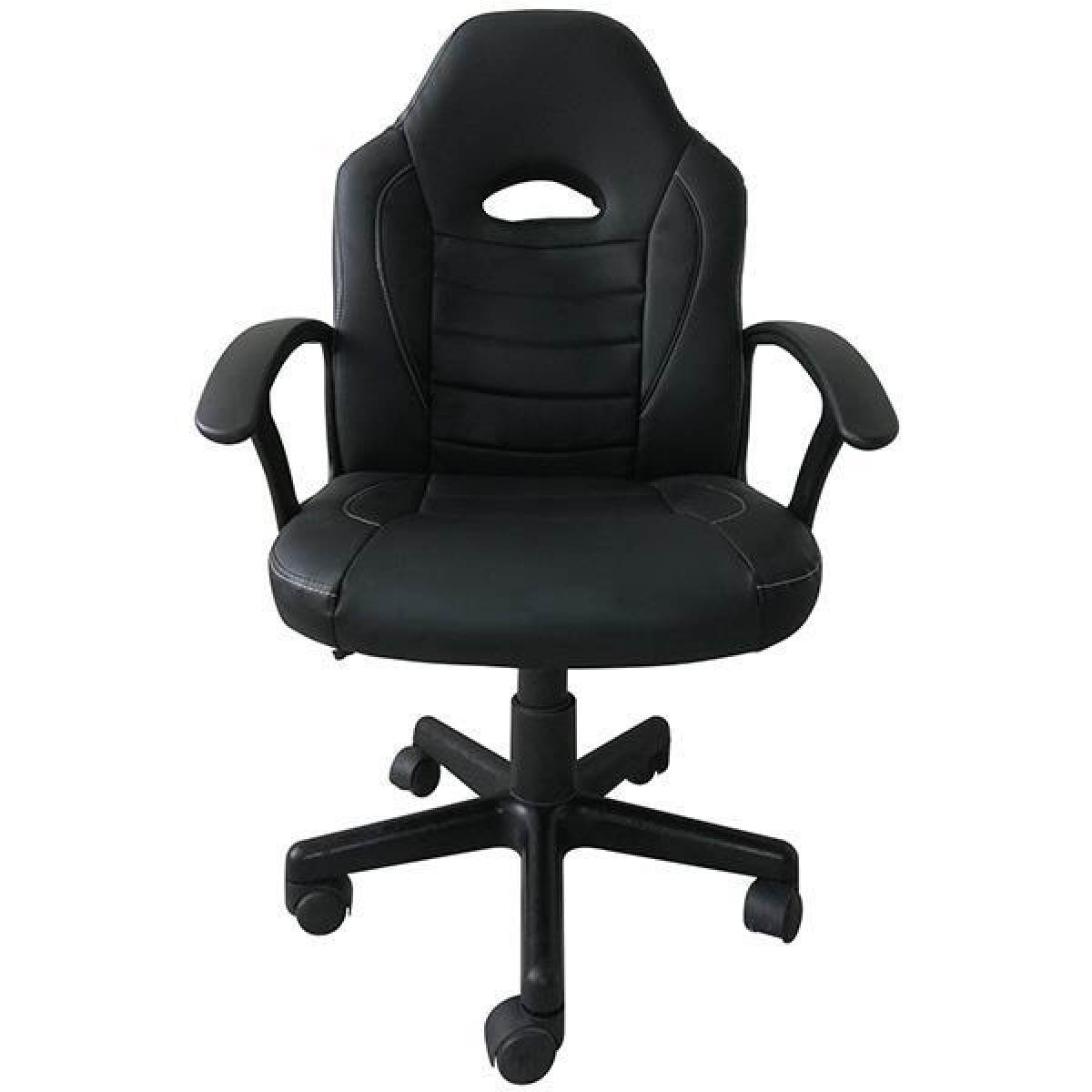 Καρέκλα gaming τροχήλατη Nexrdeco μαύρη Y96x63x64εκ.
