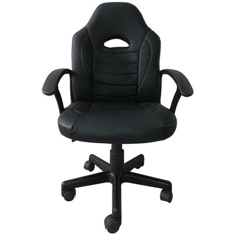 Καρέκλα gaming τροχήλατη Nexrdeco μαύρη Y96x63x64εκ.