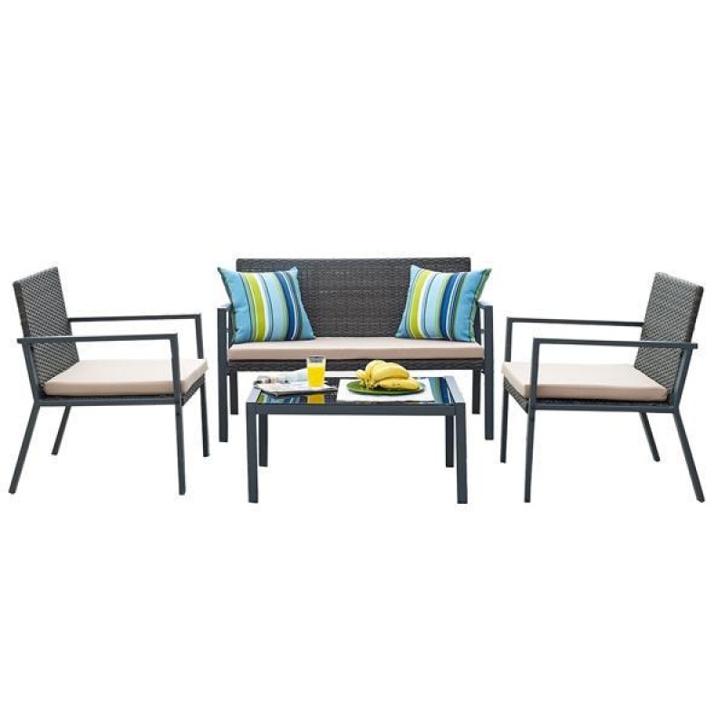 Ibiza σετ σαλόνι εξωτερικού χώρου 4τμχ
