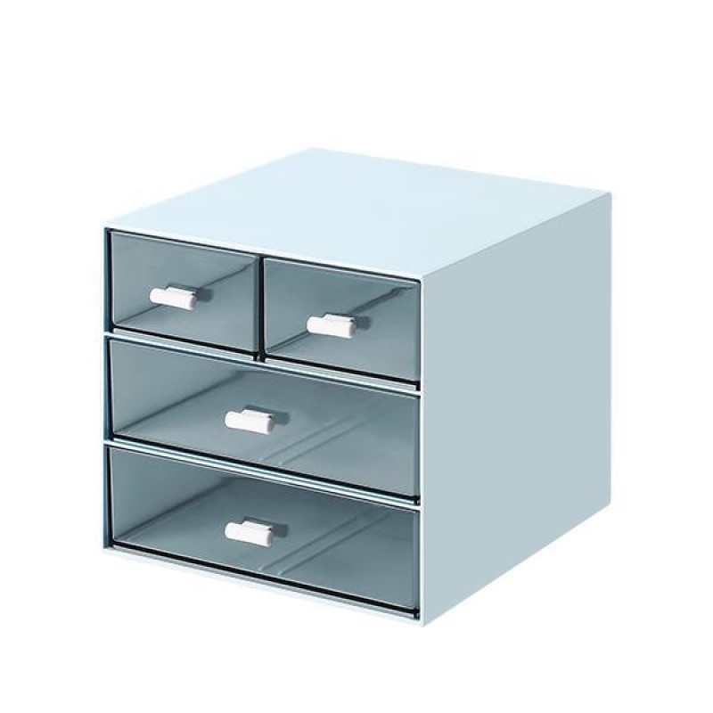 Comix Organizer με 4 συρτάρια μπλε Y14,6x15,5x17,6εκ.