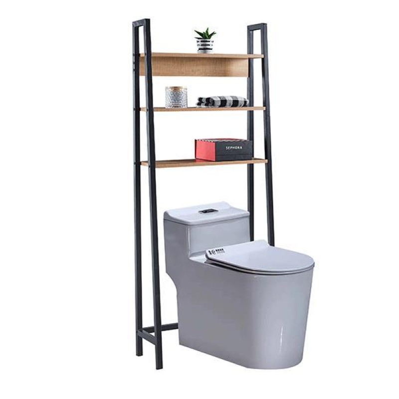 Ραφιέρα μπάνιου Nextdeco ξύλο και μέταλλο Υ156x64x25εκ.