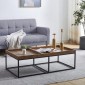 Τραπέζι Nextdeco επιφάνεια από MDF Υ40x110x60εκ.