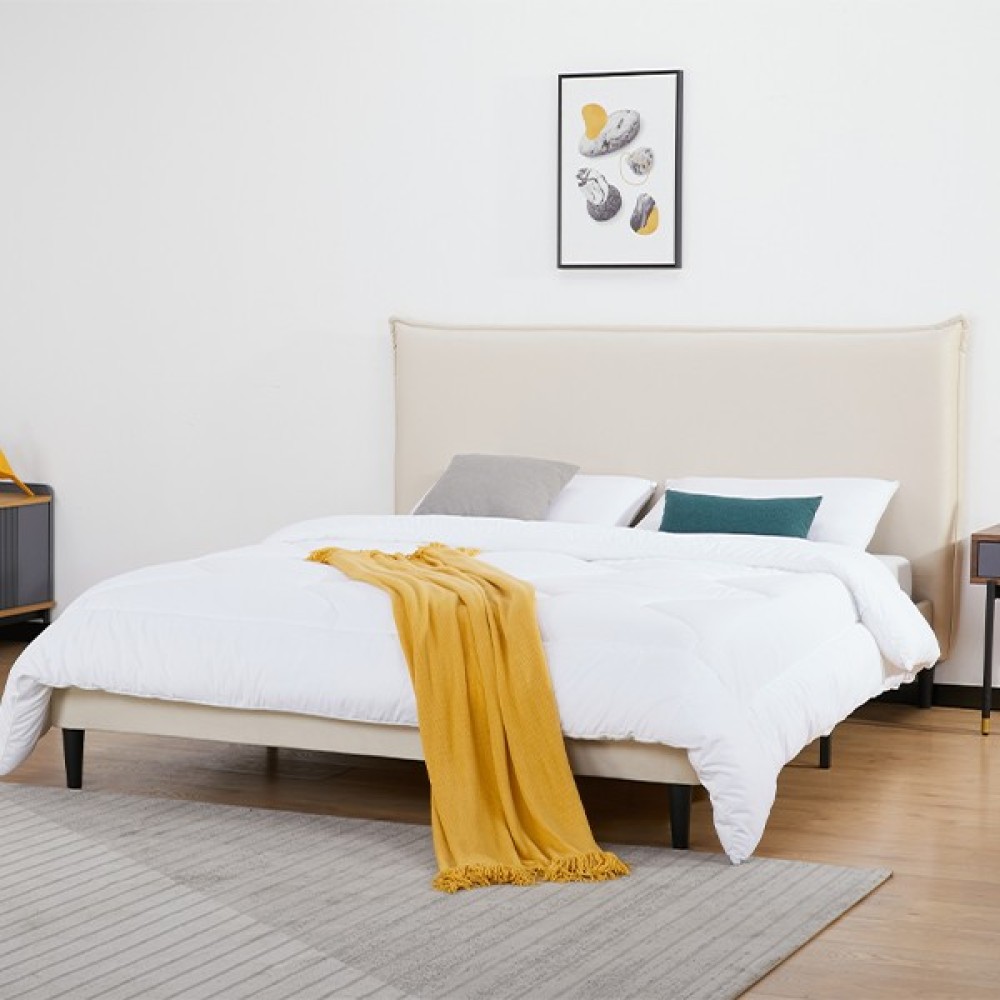 Κρεβάτι διπλό Nextdeco Osaka λευκό 160x200xY90εκ.