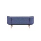 Καναπές κρεβάτι τριθέσιος Nextdeco NewYork denim Υ83x196x90εκ.