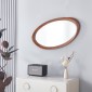 Καθρέφτης επιτοίχιος Nextdeco 81x45εκ. πλαίσιο MDF - PVC σκούρο χρώμα