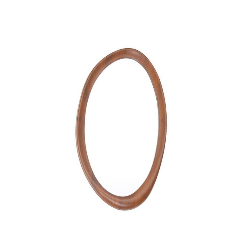Καθρέφτης επιτοίχιος Nextdeco 81x45εκ. πλαίσιο MDF - PVC σκούρο χρώμα