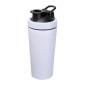 Shaker πρωτεΐνης ανοξείδωτο 750ml λευκό
