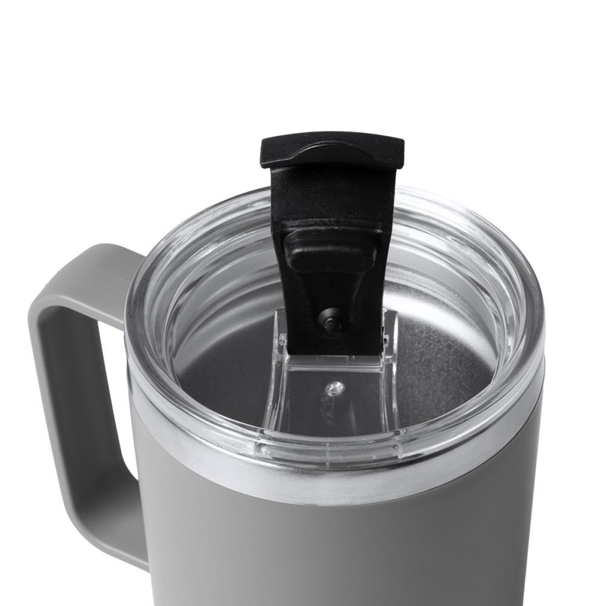 Θερμός - κούπα 500 ml γκρι ανοξείδωτο ατσάλι Υ18,9xØ9εκ.