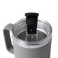Θερμός - κούπα 500 ml γκρι ανοξείδωτο ατσάλι Υ18,9xØ9εκ.