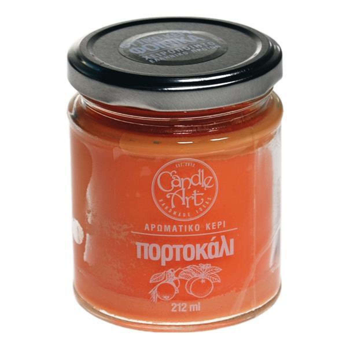 Αρωματικό κερί, 212 ml,  με αιθέρια έλαια πορτοκαλιού