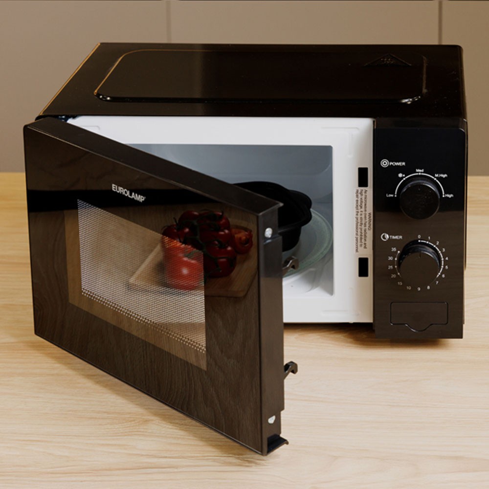 Φούρνος Μικροκυμάτων 20L μαύρος 700W Υ26,3χ45,5χ34,1εκ.