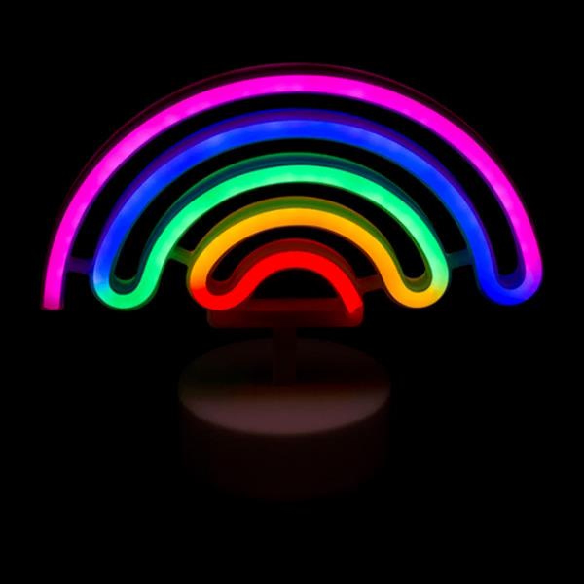 Φωτιστικό neon "ουράνιο τόξο" με μπαταρίες 23x10xΥ19,5εκ.