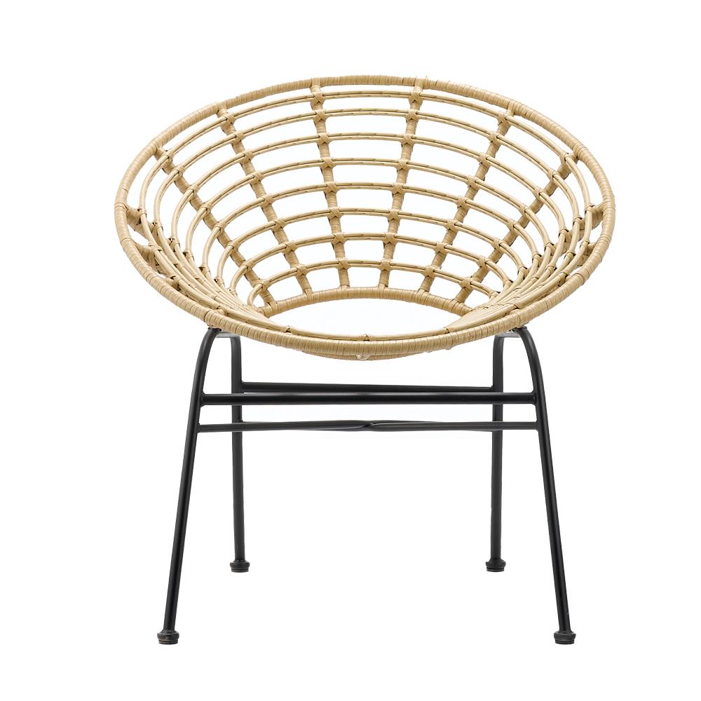 Πολυθρόνα Nextdeco Helios rattan Υ75x70x60εκ.
