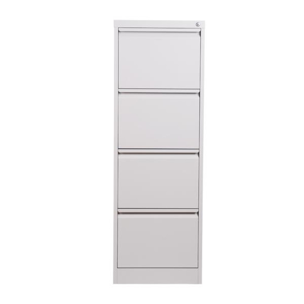 Συρταριέρα φακέλων Nextdeco γκρι 4 συρτάρια Υ133,1x46x62εκ.