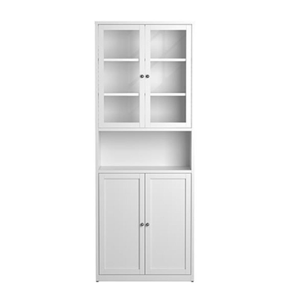 Σύνθετο μεταλλικό Nextdeco λευκό Υ200x80x35εκ.
