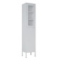 Ντουλάπι μεταλλικό Nextdeco με 2 πόρτες λευκό Υ180x35x30εκ.