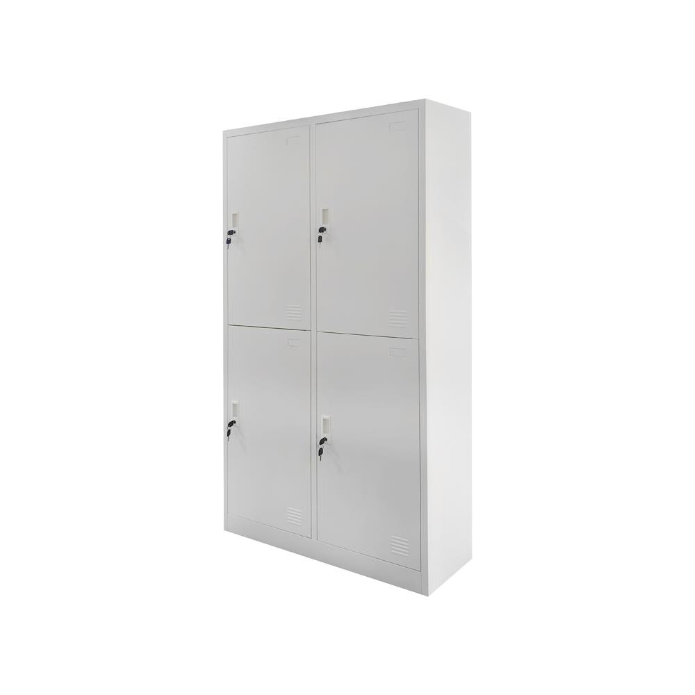 Φοριαμός - Μεταλλική ντουλάπα Nextdeco 4 ντουλάπια με κλειδιά Υ185x90x45εκ βάθος.