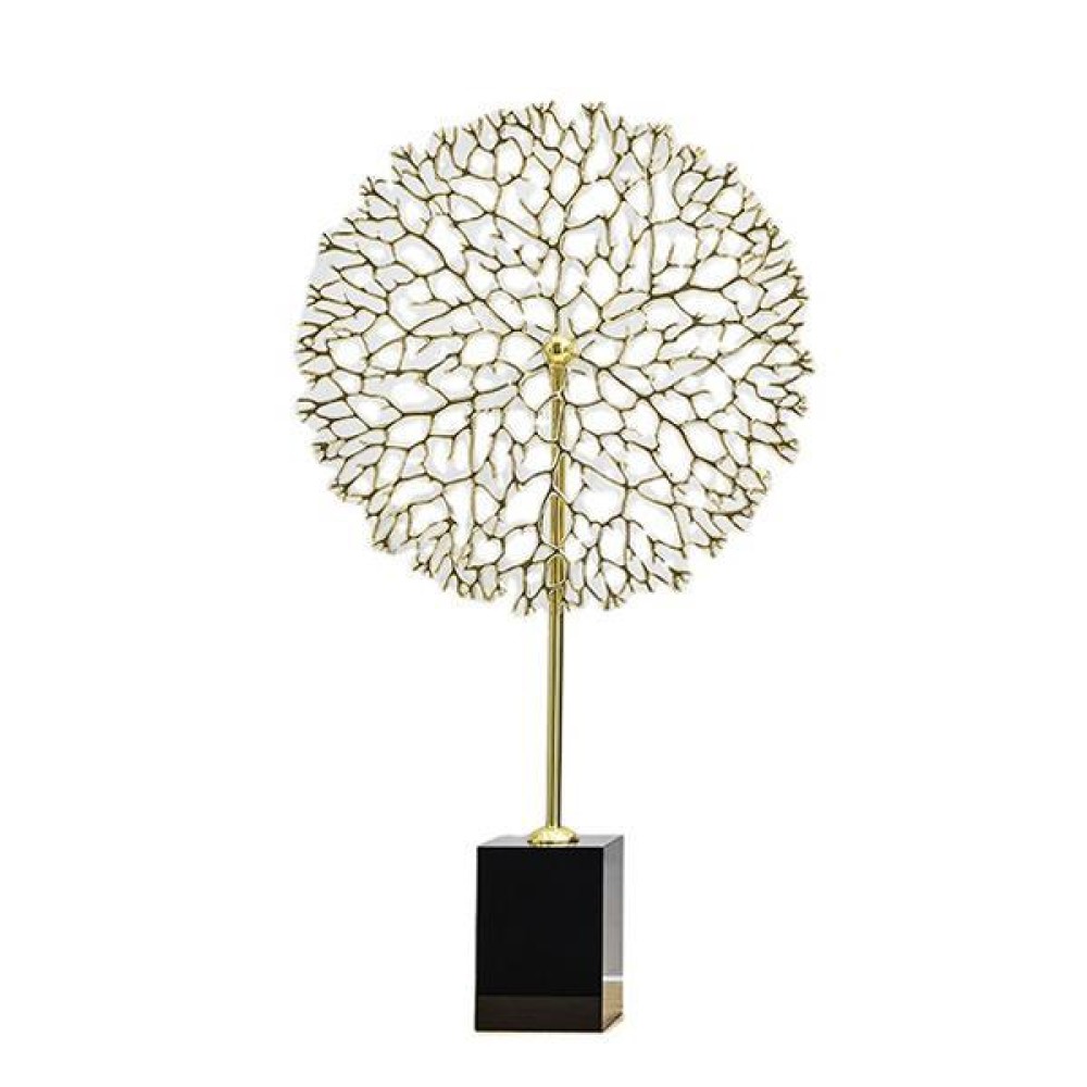 Επιτραπέζιο διακοσμητικό "Dandelion", μεταλλικό, 28x51εκ.