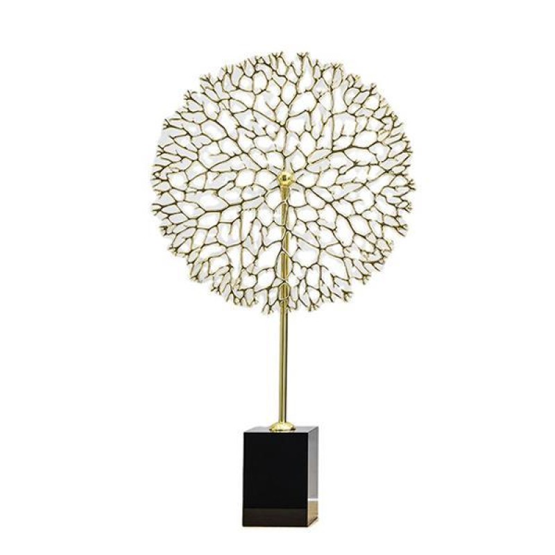 Επιτραπέζιο διακοσμητικό "Dandelion", μεταλλικό, 28x51εκ.